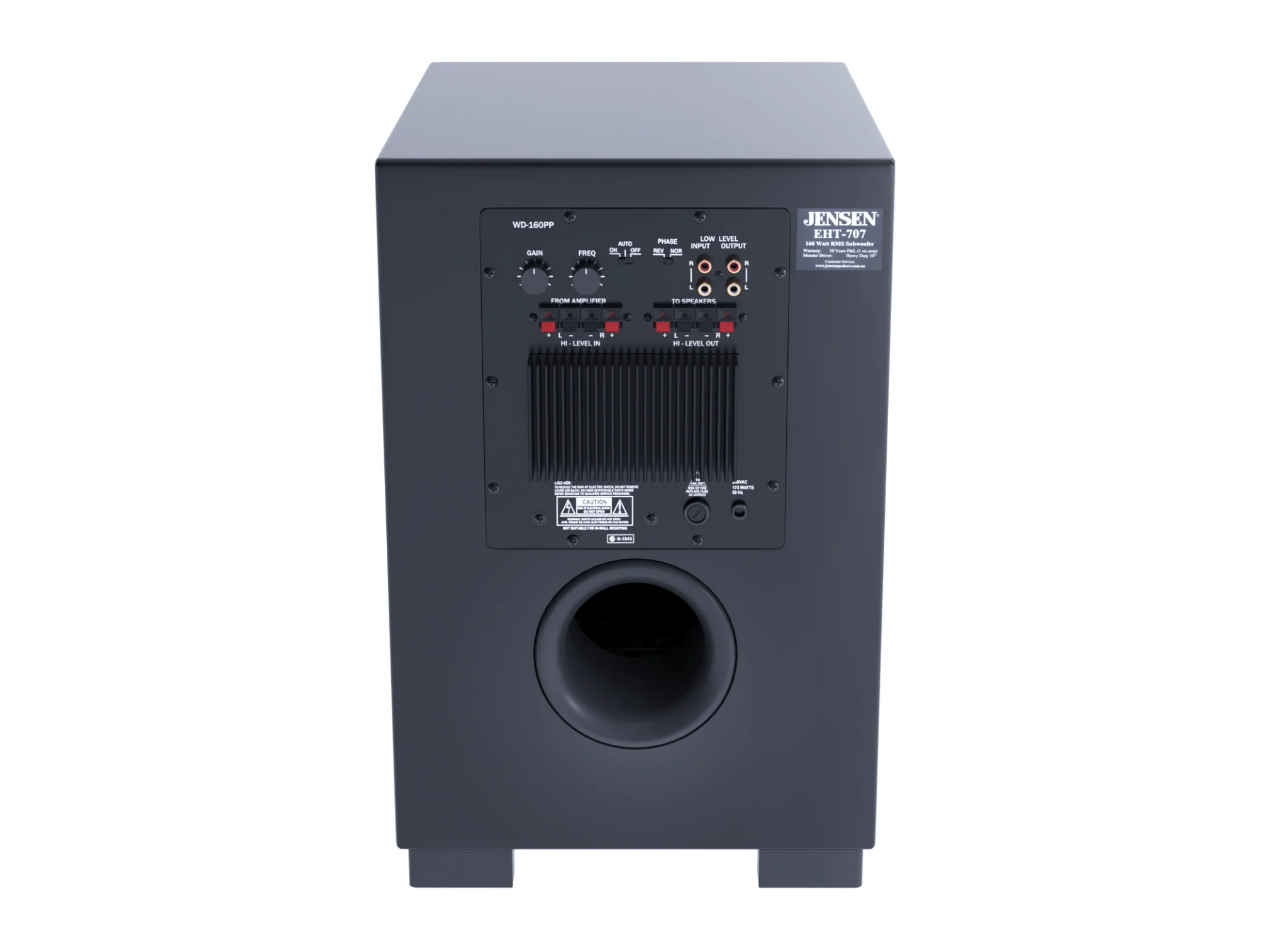 JENSEN® EHT-707 Home Theatre Subwoofer - Image 5